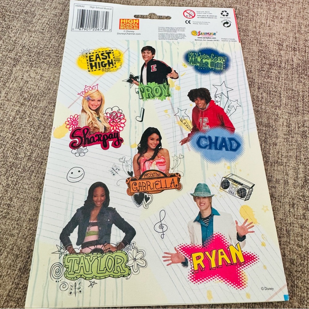 High School Musical Stickers Multipack 🏀🎵